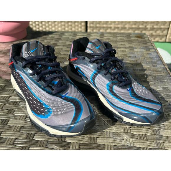 Nike Air Max Deluxe “Thunder Blue / Laser Fuchsia” Sneakers Women 5 / Kids 3.5Y - Picture 6 of 9